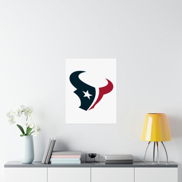 NFL Team Logos Houston Texans Painting Bedroom Living Room Wall Art Décor Matte Vertical Posters