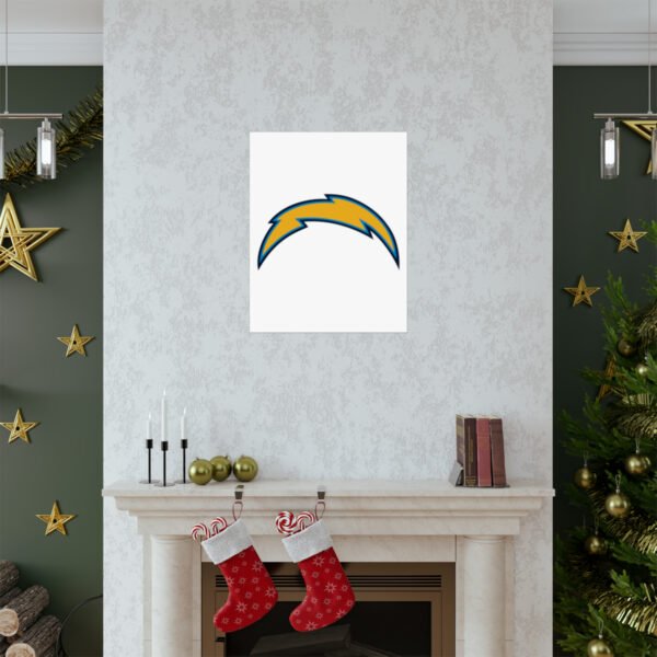 NFL Team Logos Los Angeles Chargers Painting Bedroom Living Room Wall Art Décor Matte Vertical Posters