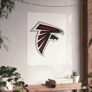 NFL Team Logos Atlanta Falcons Painting Bedroom Living Room Wall Art Décor Matte Vertical Posters