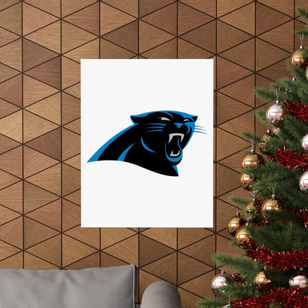 NFL Team Logos Carolina Panthers Painting Bedroom Living Room Wall Art Décor Matte Vertical Posters