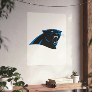 NFL Team Logos Carolina Panthers Painting Bedroom Living Room Wall Art Décor Matte Vertical Posters