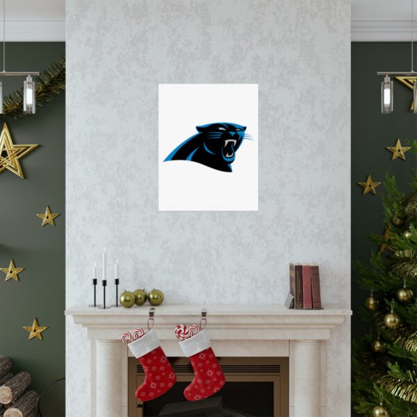 NFL Team Logos Carolina Panthers Painting Bedroom Living Room Wall Art Décor Matte Vertical Posters