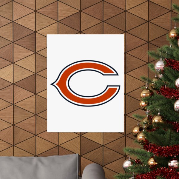NFL Team Logos Chicago Bears Painting Bedroom Living Room Wall Art Décor Matte Vertical Posters