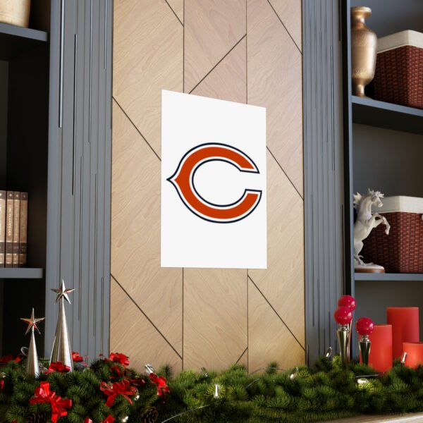 NFL Team Logos Chicago Bears Painting Bedroom Living Room Wall Art Décor Matte Vertical Posters