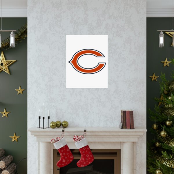 NFL Team Logos Chicago Bears Painting Bedroom Living Room Wall Art Décor Matte Vertical Posters