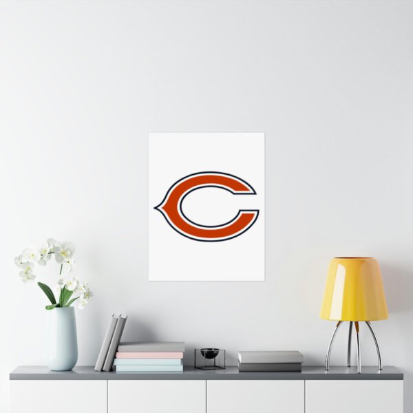 NFL Team Logos Chicago Bears Painting Bedroom Living Room Wall Art Décor Matte Vertical Posters