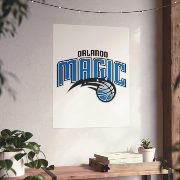 NBA Team Logos Orlando Magic Painting Bedroom Living Room Wall Art Décor Matte Vertical Posters