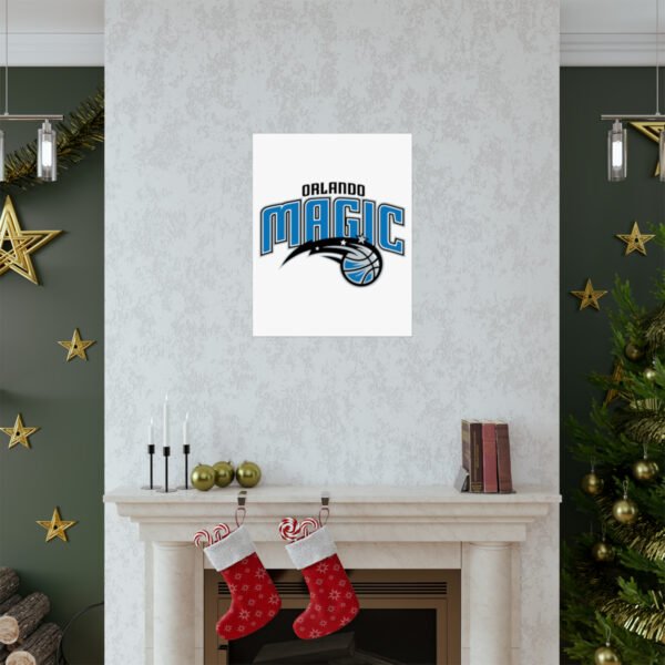 NBA Team Logos Orlando Magic Painting Bedroom Living Room Wall Art Décor Matte Vertical Posters