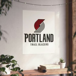 NBA Team Logos Portland Trail Blazers Painting Bedroom Living Room Wall Art Décor Matte Vertical Posters