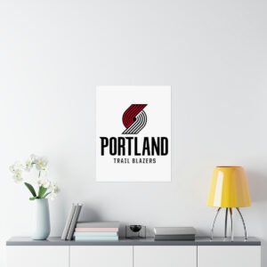 NBA Team Logos Portland Trail Blazers Painting Bedroom Living Room Wall Art Décor Matte Vertical Posters