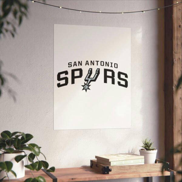 NBA Team Logos San Antonio Spurs Painting Bedroom Living Room Wall Art Décor Matte Vertical Posters
