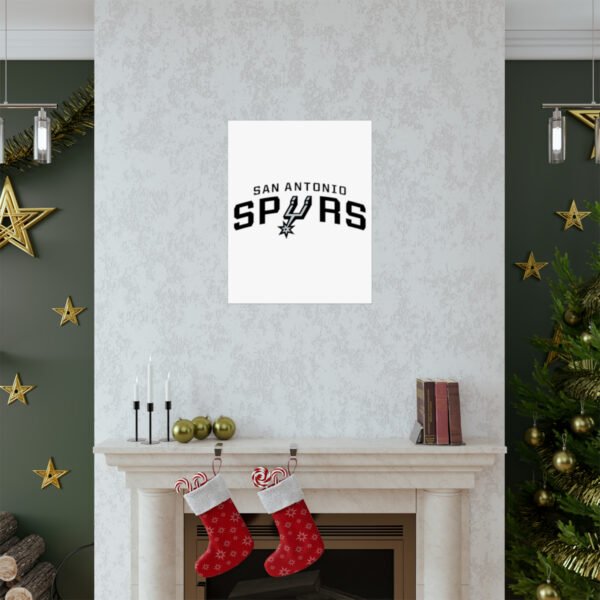 NBA Team Logos San Antonio Spurs Painting Bedroom Living Room Wall Art Décor Matte Vertical Posters