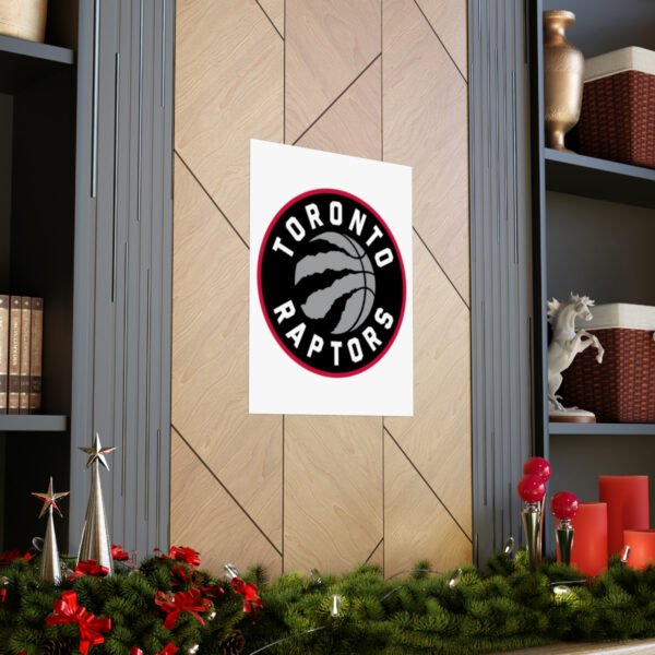 NBA Team Logos Toronto Raptors Painting Bedroom Living Room Wall Art Décor Matte Vertical Posters