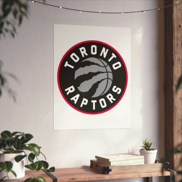 NBA Team Logos Toronto Raptors Painting Bedroom Living Room Wall Art Décor Matte Vertical Posters