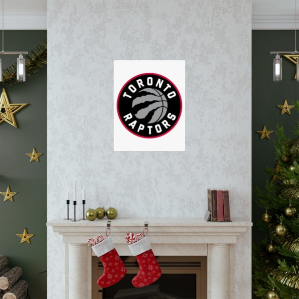 NBA Team Logos Toronto Raptors Painting Bedroom Living Room Wall Art Décor Matte Vertical Posters