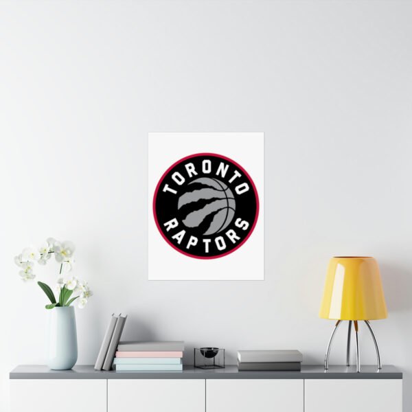 NBA Team Logos Toronto Raptors Painting Bedroom Living Room Wall Art Décor Matte Vertical Posters