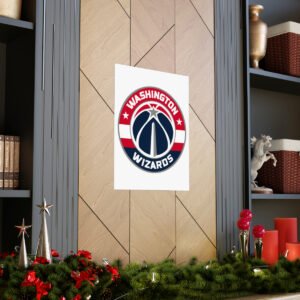 NBA Team Logos Washington Wizards Painting Bedroom Living Room Wall Art Décor Matte Vertical Posters