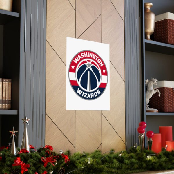 NBA Team Logos Washington Wizards Painting Bedroom Living Room Wall Art Décor Matte Vertical Posters