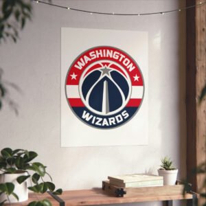 NBA Team Logos Washington Wizards Painting Bedroom Living Room Wall Art Décor Matte Vertical Posters