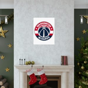 NBA Team Logos Washington Wizards Painting Bedroom Living Room Wall Art Décor Matte Vertical Posters