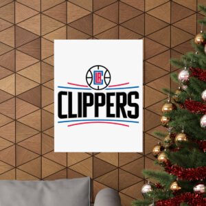 NBA Team Logos LA Clippers Painting Bedroom Living Room Wall Art Décor Matte Vertical Posters