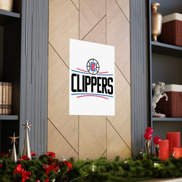NBA Team Logos LA Clippers Painting Bedroom Living Room Wall Art Décor Matte Vertical Posters