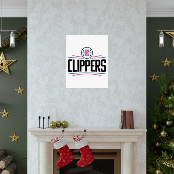 NBA Team Logos LA Clippers Painting Bedroom Living Room Wall Art Décor Matte Vertical Posters