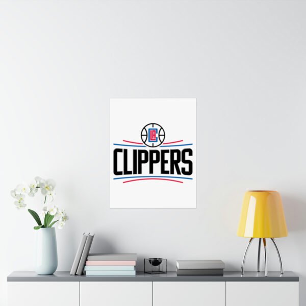 NBA Team Logos LA Clippers Painting Bedroom Living Room Wall Art Décor Matte Vertical Posters