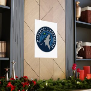 NBA Team Logos Minnesota Timberwolves Painting Bedroom Living Room Wall Art Décor Matte Vertical Posters