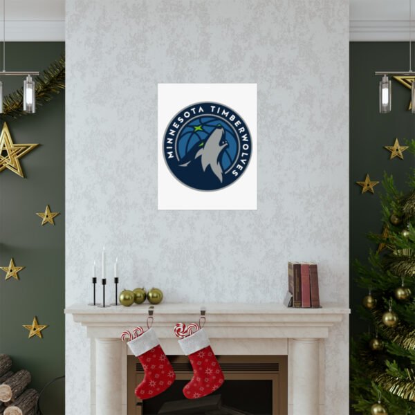 NBA Team Logos Minnesota Timberwolves Painting Bedroom Living Room Wall Art Décor Matte Vertical Posters