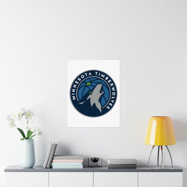 NBA Team Logos Minnesota Timberwolves Painting Bedroom Living Room Wall Art Décor Matte Vertical Posters