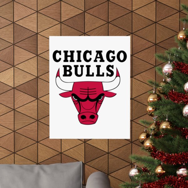 NBA Team Logos Chicago Bulls Painting Bedroom Living Room Wall Art Décor Matte Vertical Posters