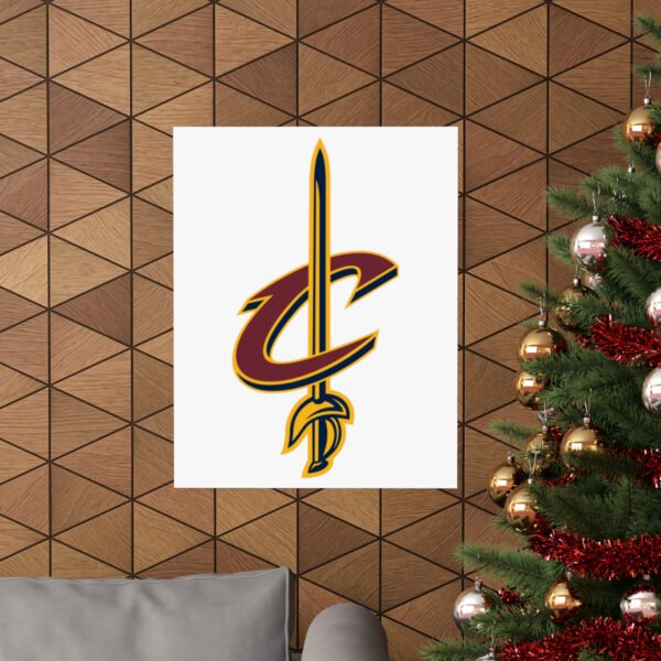 NBA Team Logos Cleveland Cavaliers Painting Bedroom Living Room Wall Art Décor Matte Vertical Posters