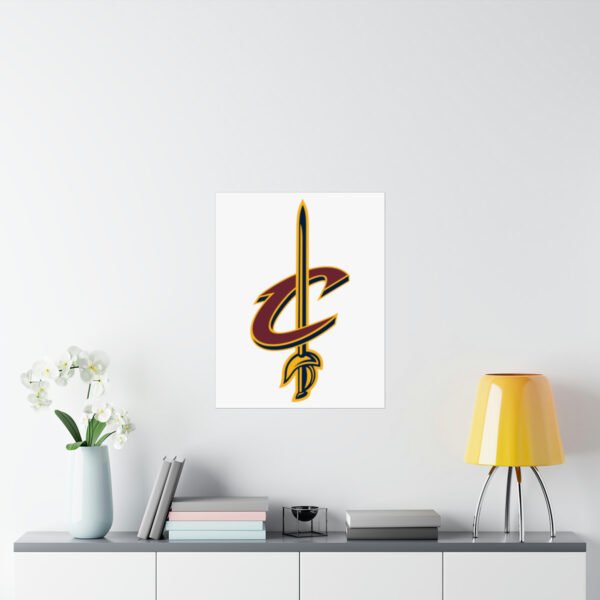 NBA Team Logos Cleveland Cavaliers Painting Bedroom Living Room Wall Art Décor Matte Vertical Posters