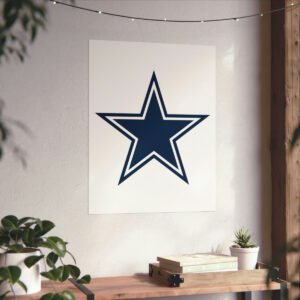 NFL Team Logos Dallas Cowboys Painting Bedroom Living Room Wall Art Décor Matte Vertical Posters