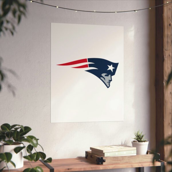 NFL Team Logos New England Patriots Painting Bedroom Living Room Wall Art Décor Matte Vertical Posters