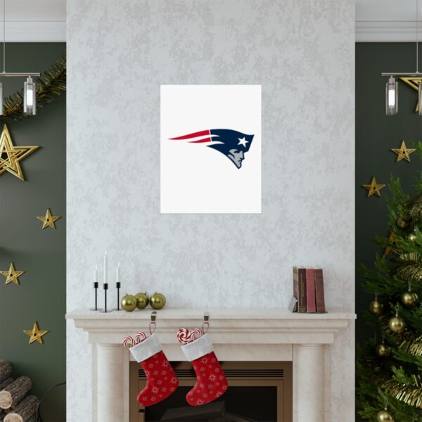 NFL Team Logos New England Patriots Painting Bedroom Living Room Wall Art Décor Matte Vertical Posters