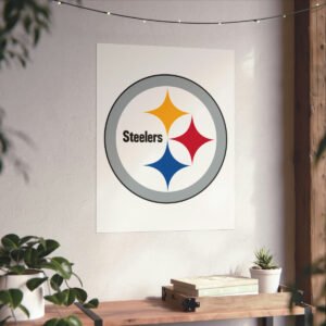 NFL Team Logos Pittsburgh Steelers Painting Bedroom Living Room Wall Art Décor Matte Vertical Posters