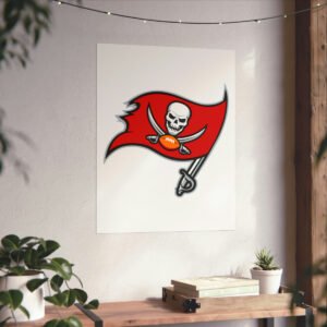 NFL Team Logos Tampa Bay Buccaneers Painting Bedroom Living Room Wall Art Décor Matte Vertical Posters