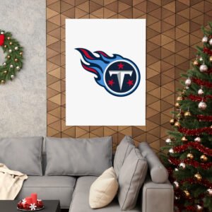 NFL Team Logos Tennessee Titans Painting Bedroom Living Room Wall Art Décor Matte Vertical Posters