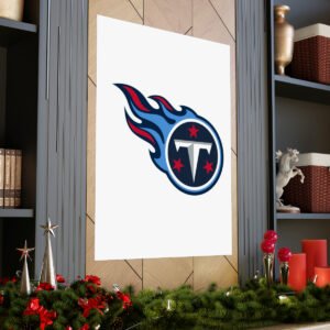 NFL Team Logos Tennessee Titans Painting Bedroom Living Room Wall Art Décor Matte Vertical Posters