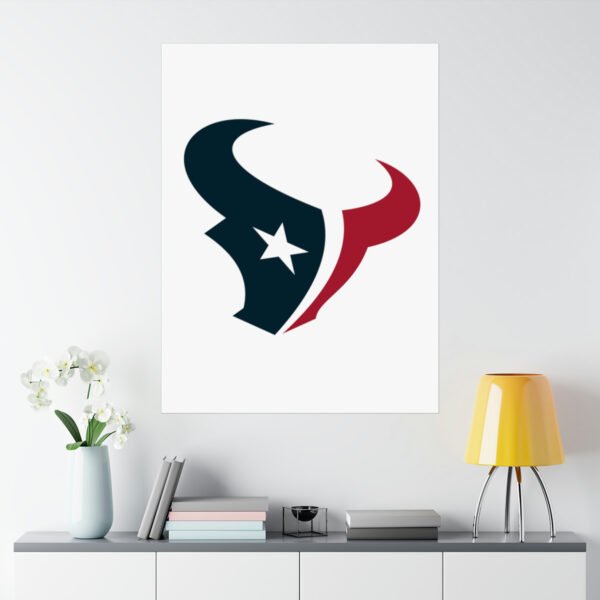 NFL Team Logos Houston Texans Painting Bedroom Living Room Wall Art Décor Matte Vertical Posters