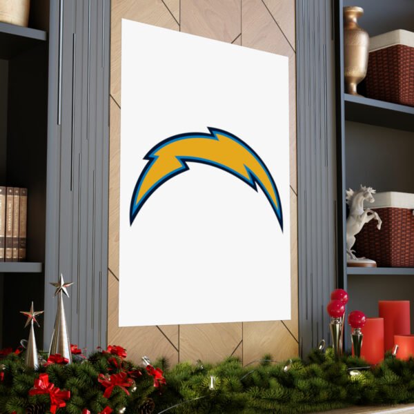 NFL Team Logos Los Angeles Chargers Painting Bedroom Living Room Wall Art Décor Matte Vertical Posters