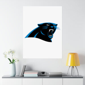 NFL Team Logos Carolina Panthers Painting Bedroom Living Room Wall Art Décor Matte Vertical Posters