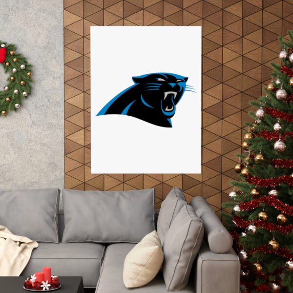 NFL Team Logos Carolina Panthers Painting Bedroom Living Room Wall Art Décor Matte Vertical Posters