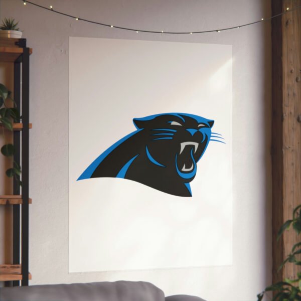 NFL Team Logos Carolina Panthers Painting Bedroom Living Room Wall Art Décor Matte Vertical Posters