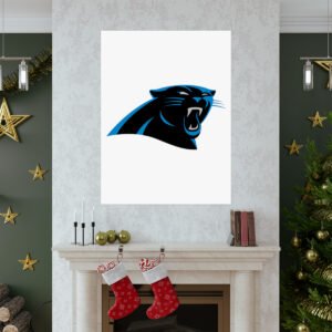 NFL Team Logos Carolina Panthers Painting Bedroom Living Room Wall Art Décor Matte Vertical Posters