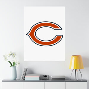 NFL Team Logos Chicago Bears Painting Bedroom Living Room Wall Art Décor Matte Vertical Posters