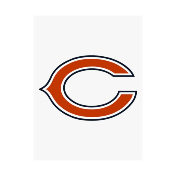 NFL Team Logos Chicago Bears Painting Bedroom Living Room Wall Art Décor Matte Vertical Posters