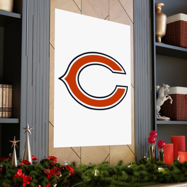 NFL Team Logos Chicago Bears Painting Bedroom Living Room Wall Art Décor Matte Vertical Posters